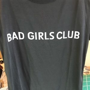 NEW bad girls club t-shirt in gray